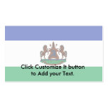Royal Standard Of Lesotho, Lebanon flag Business Card
