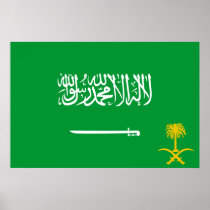 Royal Standard Of Saudi Arabia, Saudi Arabia flag Posters