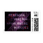 Royal Stripe Desiderata Poem Excerpt postage