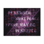 Royal Stripe Desiderata Poem Excerpt Post Cards