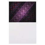 Royal Stripes Fractal Art Personalized Stationery