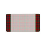 Royal Stuart Tartan Blank Address Label