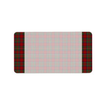 Royal Stuart Tartan Blank Address Label