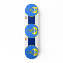 Royal Thai Air Force Unit Colour, Thailand flag Skateboard Deck