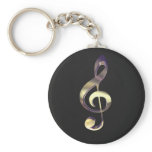Royal Treble Clef Key Chain keychains