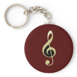 Royal Treble Clef Key Chain keychains
