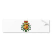 Royal Wales Official Coat Of Arms Heraldry Symbol Bumper Stickers
