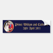 Royal Wedding Bumper Sticker