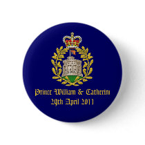 Royal Wedding Pinback Buttons