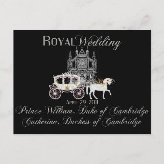 Royal Wedding Collectible Postcard postcard