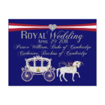 Royal Wedding Duke and Duchess of Cambridge Postca Post Cards