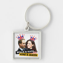 Royal Wedding Fun William & Kate Keychain