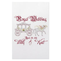 Royal Wedding  Glass Coach Stationery