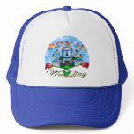 Royal Wedding Hanging Blessing Noose Mesh Hat