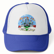 Royal Wedding Hanging Blessing Noose Mesh Hat