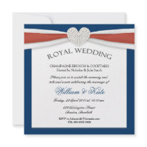 Royal Wedding House Party Invitations