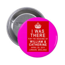 Royal Wedding I WAS THERE Tshirts Pins