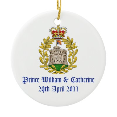 Royal Wedding Christmas Tree Ornament