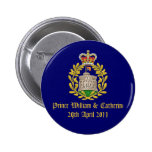 Royal Wedding Pinback Buttons