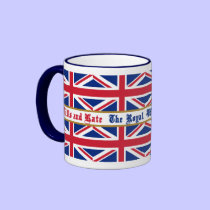Royal Wedding Souvenir Union Jack Mug mugs