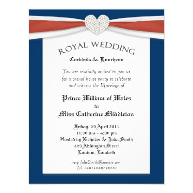 Royal Wedding Watch House Party Invitations