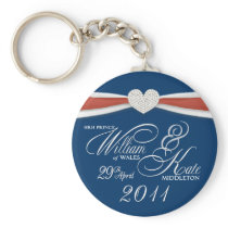 Royal Wedding - William & Kate Key Rings Key Chains