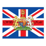 Royal Wedding Wills and Kate Post Card