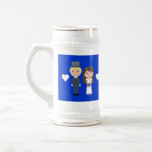 Royal Wedding Wills & Kate Cute Cartoon Coffee Mug