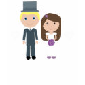 Royal Wedding Wills & Kate Cute Cartoon t-shirts