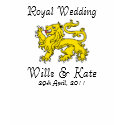 Royal Wedding Wills & Kate Fashion T-Shirt shirt