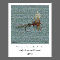 Royal Wulff Montage Poster posters