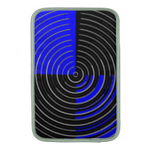 RoyalBlue n Silver Streak Sleeves For MacBook Air