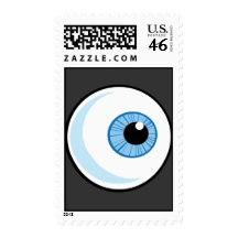 Royalty-Free-RF-Copyright-Safe-Blue-Eye-Ball EYEBA Postage