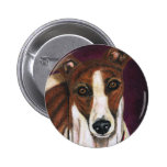 Royalty - Greyhound Art Pinback Buttons