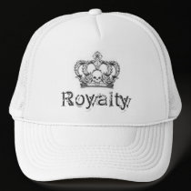 Royalty w/ Crown Trucker - Customized hats