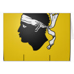 Royaume De Corse, France flag Greeting Card