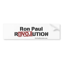 RP revolution bumber sticker bumper stickers