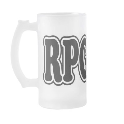 RPG "Loud Amps" Glass Mug 16oz of Fun!! by rpgvarpg