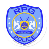 RPG Police stickers