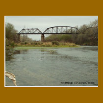 RR Bridge La Grange, Texas postcards