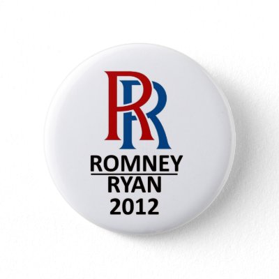 RR Romney Ryan '12 Pin