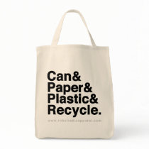 RRA Recycle Tote bags by RebelRadioApparel RRA Recycle Tote bags