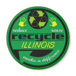 RRR Illinois Fridge Magnet