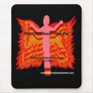RSD Angel with Fire Wings mousepad