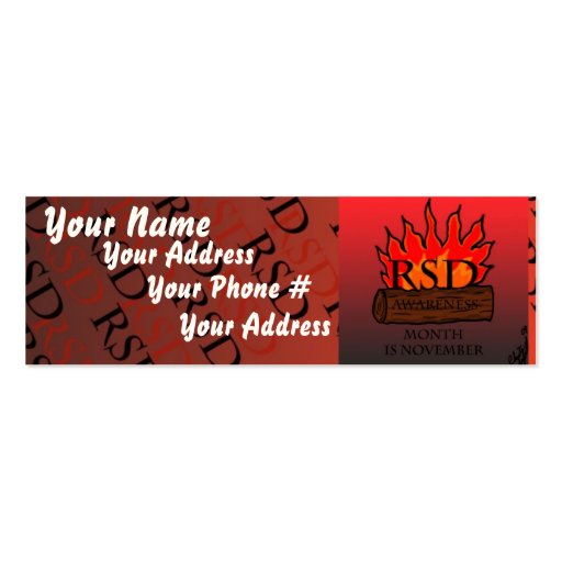RSD Business Card (front side)