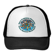 RSD/CRPS Flaming Hand & Leg Starburst Cap Trucker Hats
