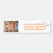 RSD Quilt1, I joined in the RSD/CRPS Awareness ... Bumper Stickers