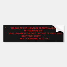 RSD Quote Bumper Sticker