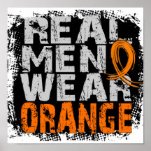 RSD Real Men Wear Orange Posters