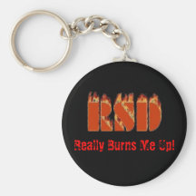 RSD, Really Burns Me Up! Keychains